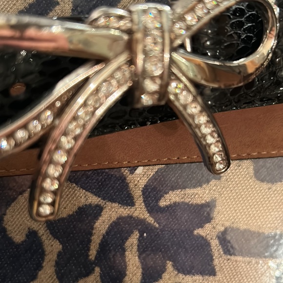 Brighton black reptile and silver ‘rhinestones’ belt - Picture 4 of 8